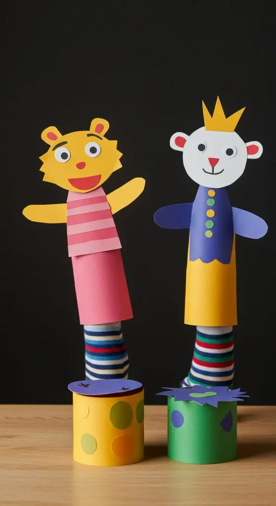 13 Craft Ideas For Kids With Paper 4 3. Paper Bag Puppets