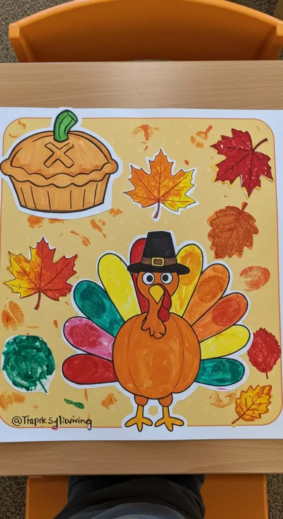 11 Thanksgiving Craft For Toddlers Daycare 4 3. Thanksgiving Collage Placemat