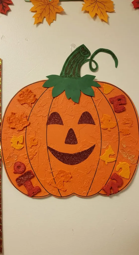 11 Thanksgiving Craft Preschool 4 3. Tissue Paper Pumpkin