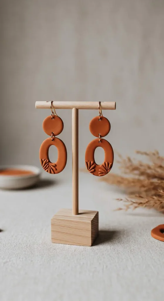 11 Clay Craft Ideas Easy 5 4. DIY Clay Earrings