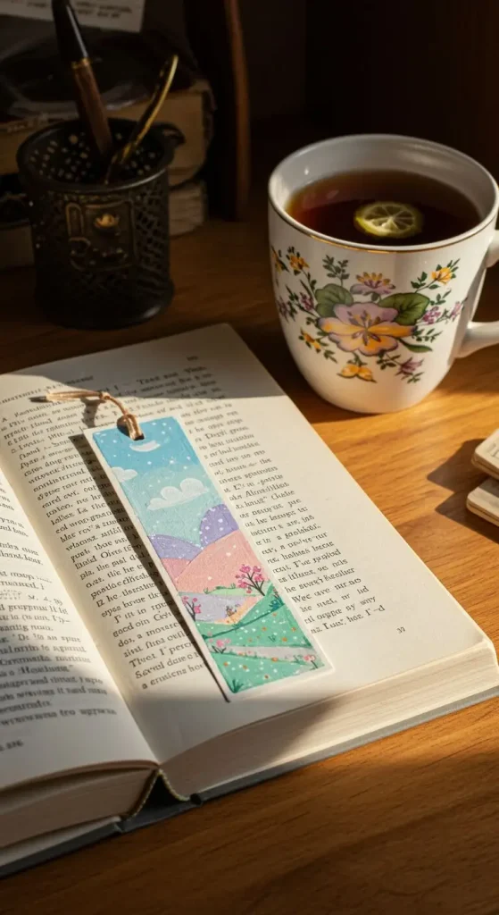 13 Aesthetic Craft Ideas for Study Table 5 4. DIY Handmade Bookmarks
