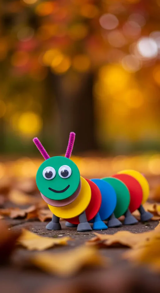 15 Easy Craft Ideas For Kids School 5 4. Egg Carton Caterpillars