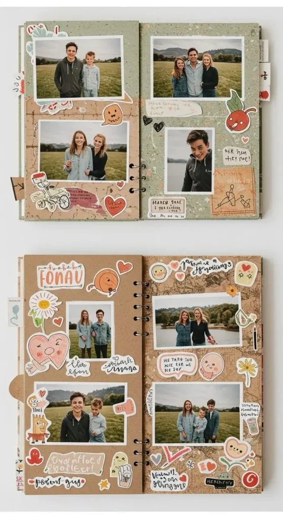 10 Craft Gift Ideas For Dad 5 4. Handcrafted Photo Album