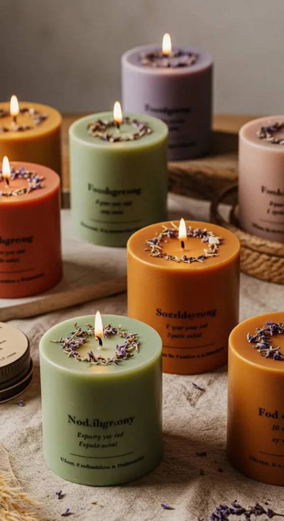 13 Craft Gift Ideas For Mom 5 4. Handmade Candles