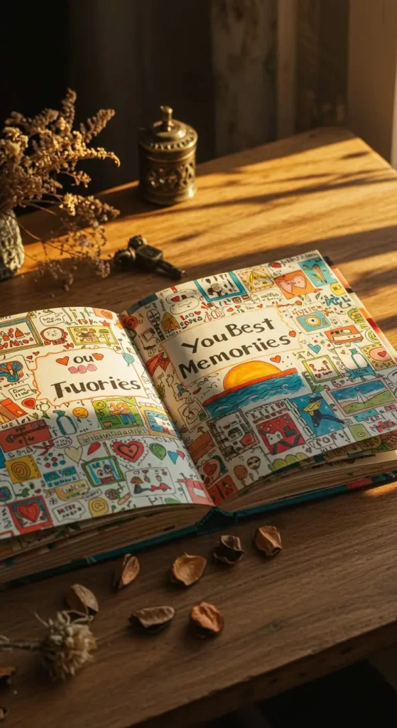 15 Friend Craft Ideas 5 4. Memory Scrapbook