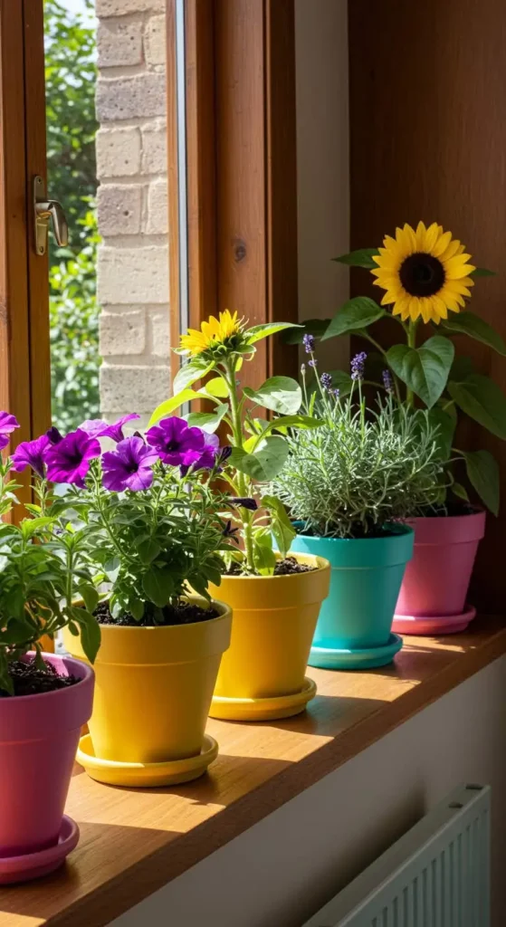 15 Simple Craft Ideas For Women 5 4. Painted Flower Pots