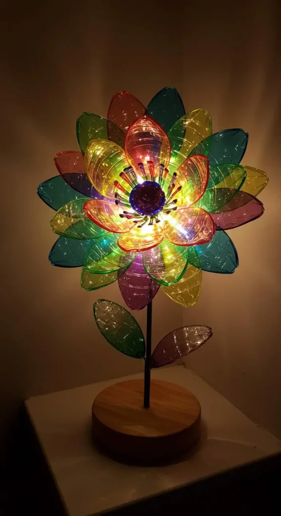 13 Waste Material Craft Ideas Wall Hangings 5 4. Plastic Bottle Wall Hanging