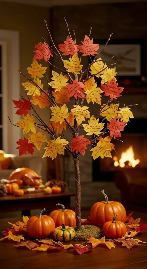 13 Thanksgiving Craft Ideas 5 4. Thanksgiving Gratitude Tree