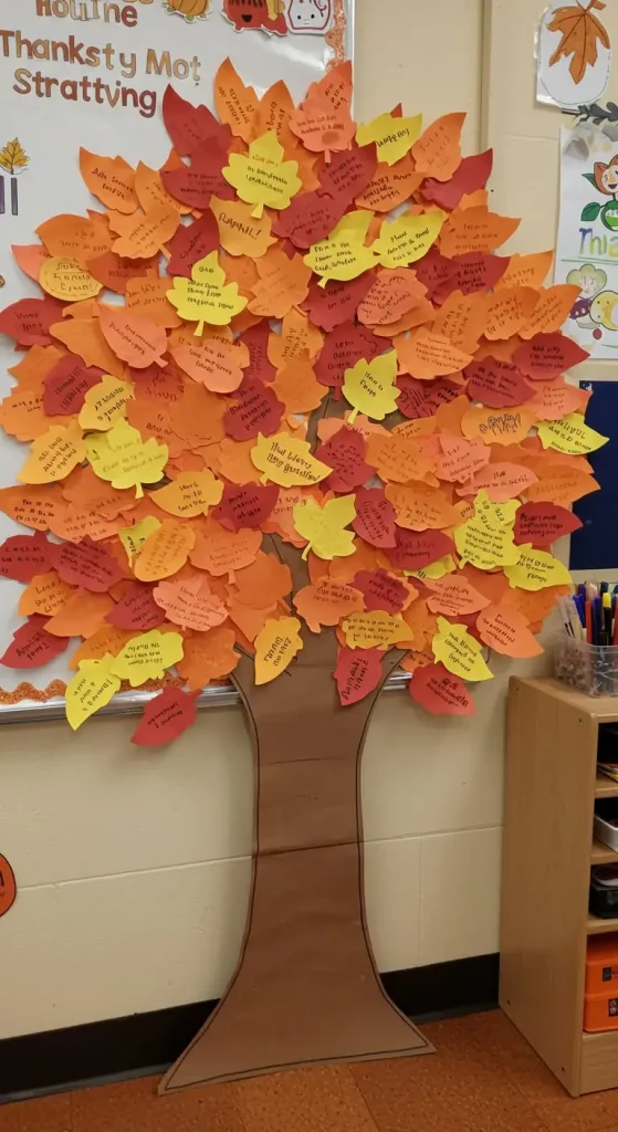 11 Thanksgiving Craft Preschool 5 4. Thanksgiving Gratitude Tree