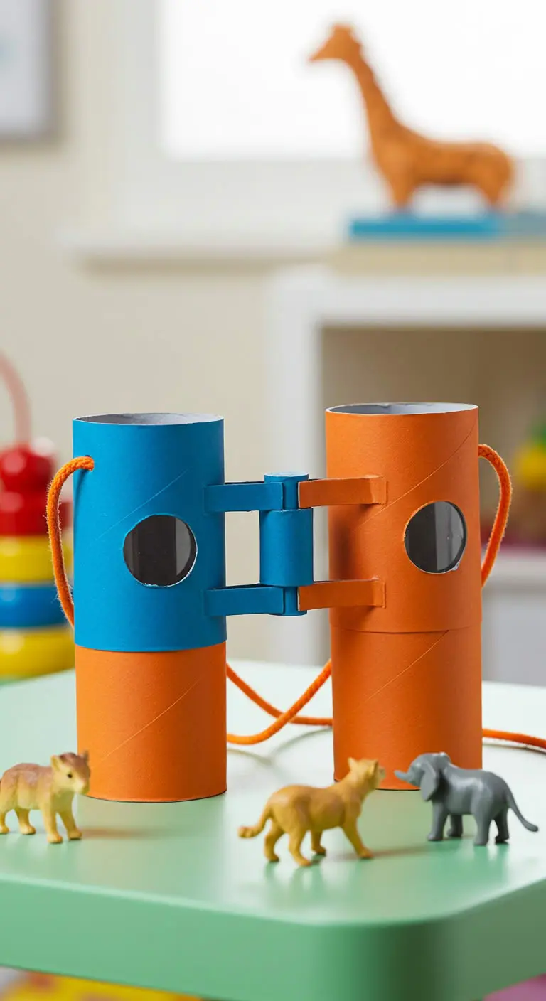 4. Toilet Paper Roll Binoculars