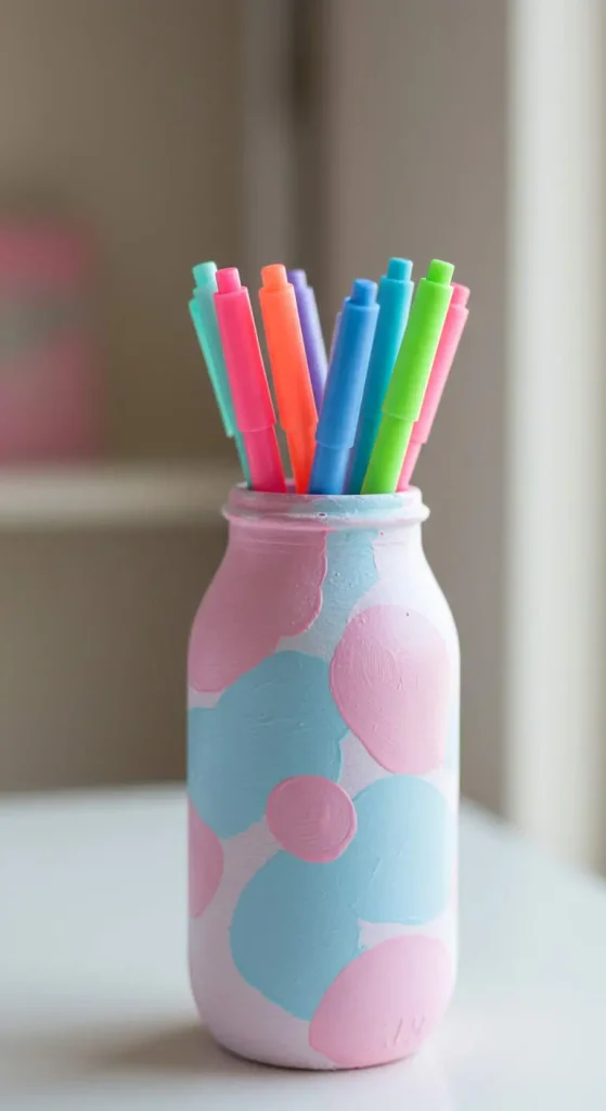 11 Bottle Craft Ideas Creative 6 5. DIY Bottle Pen Holder