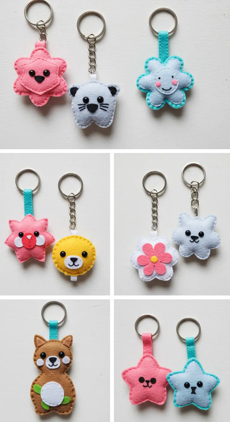 5. DIY Clay Keychains