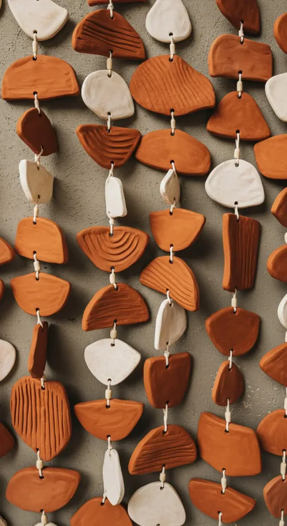 9 Clay Craft Ideas Aesthetic 6 5. DIY Clay Wall Hanging