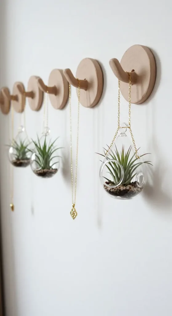 11 Aesthetic Craft Ideas for Wall 6 5. DIY Clay Wall Hooks