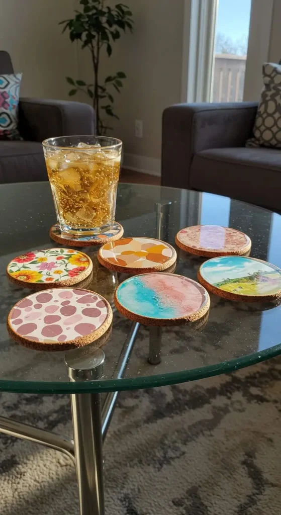 15 Simple Craft Ideas For Women 6 5. DIY Coasters