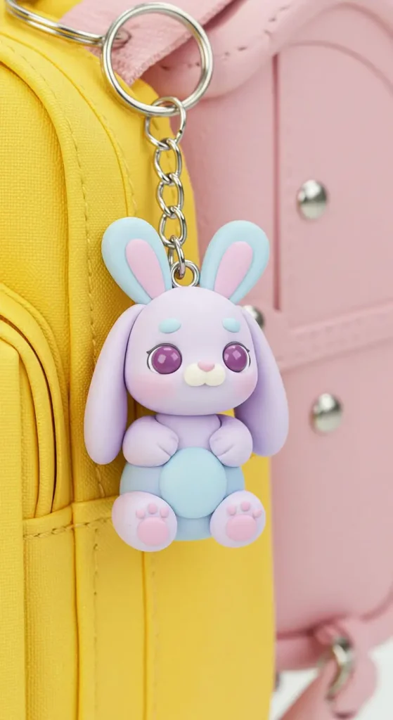 10 Clay Craft Ideas For Cute 6 5. DIY Kawaii Clay Keychains