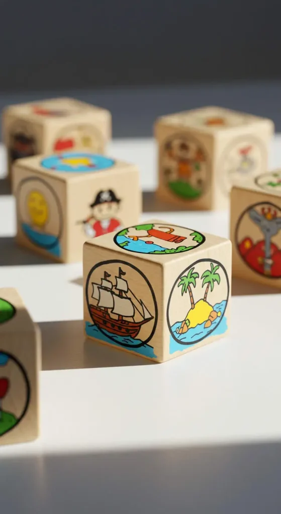 10 Craft Ideas For School 6 5. DIY Story Cubes