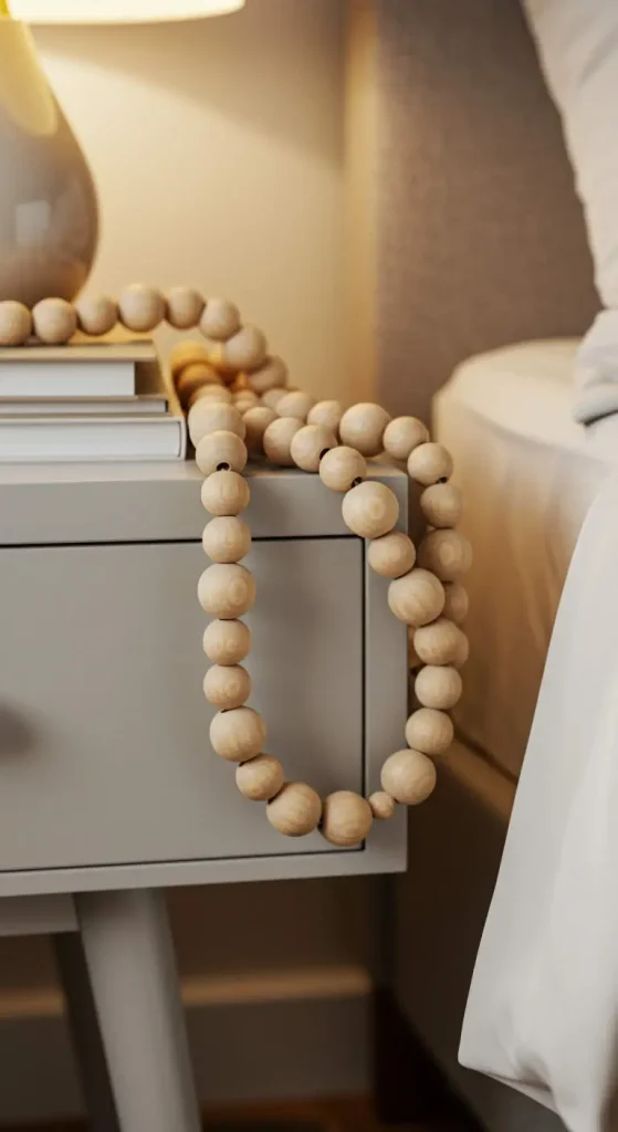 Craft Ideas for Adults Room Decor: 10 DIY Crafts to Make 7 5. DIY Wooden Bead Garland