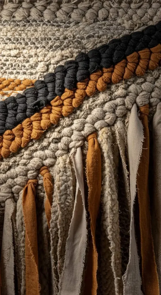 13 Waste Material Craft Ideas Wall Hangings 6 5. Fabric Scrap Wall Hanging