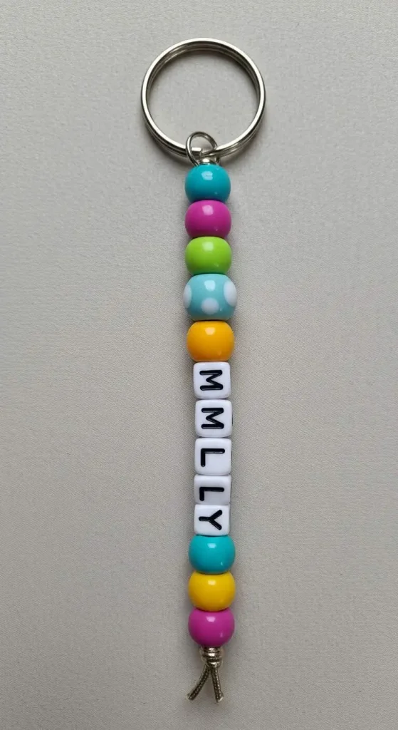 15 Friend Craft Ideas For Kids 6 5. Personalized Name Keychains