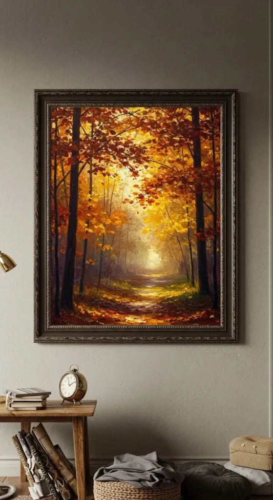 10 Craft Ideas For Adults Fall 6 5. Pressed Leaf Art