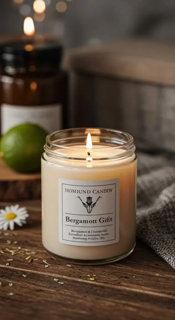 15 Handmade Birthday Gift Craft Ideas 6 5. Scented Candle in a Jar