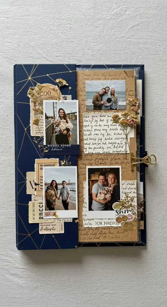 5 Cute Craft Ideas For A Friend 6 5. Scrapbook of Memories
