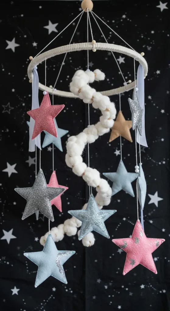 11 Kids Star Craft Ideas 6 5. Starry Sky Mobile