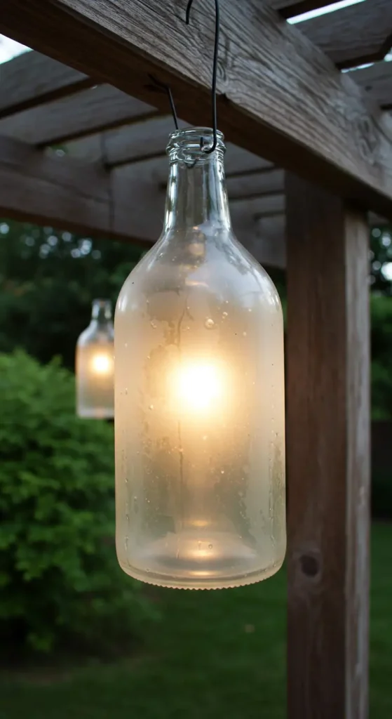 10 Bottle Craft Ideas DIY 7 6. DIY Bottle Lanterns