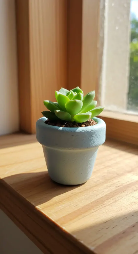 10 Clay Craft Ideas For Cute 7 6. DIY Clay Mini Succulent Pots
