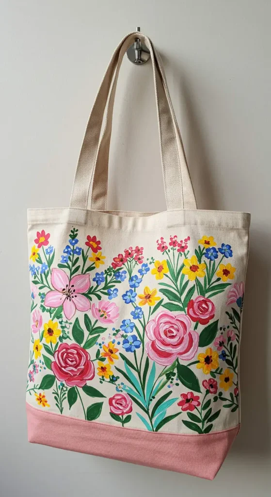 9 Craft Ideas For Adults Easy 7 6. DIY Personalized Tote Bags