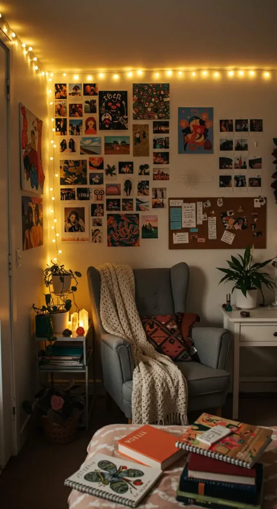 11 Craft Ideas For Teens 7 6. DIY Photo Clips String Lights