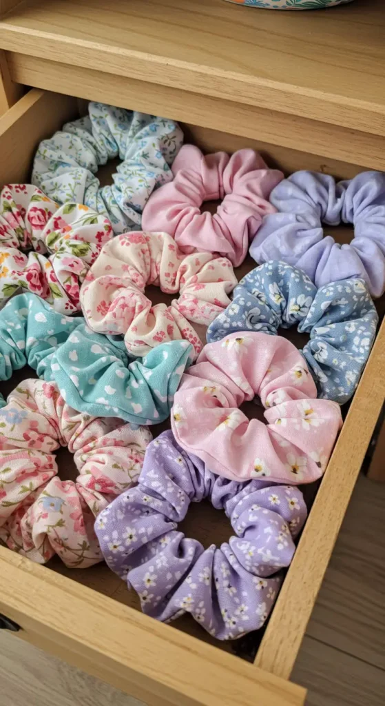 12 Craft Ideas For Teens At Home 7 6. DIY Scrunchies from Fabric Scraps