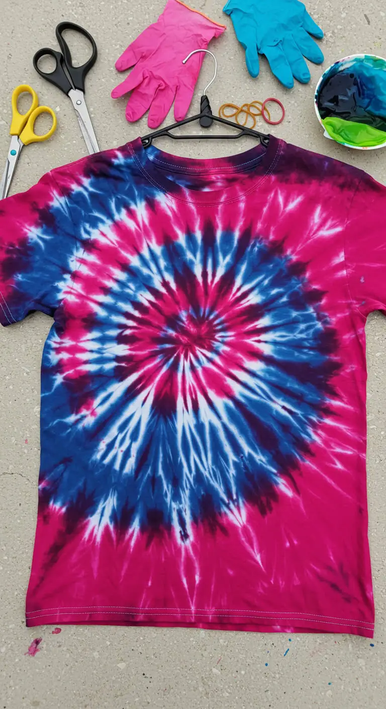 6. DIY Tie-Dye T-Shirts