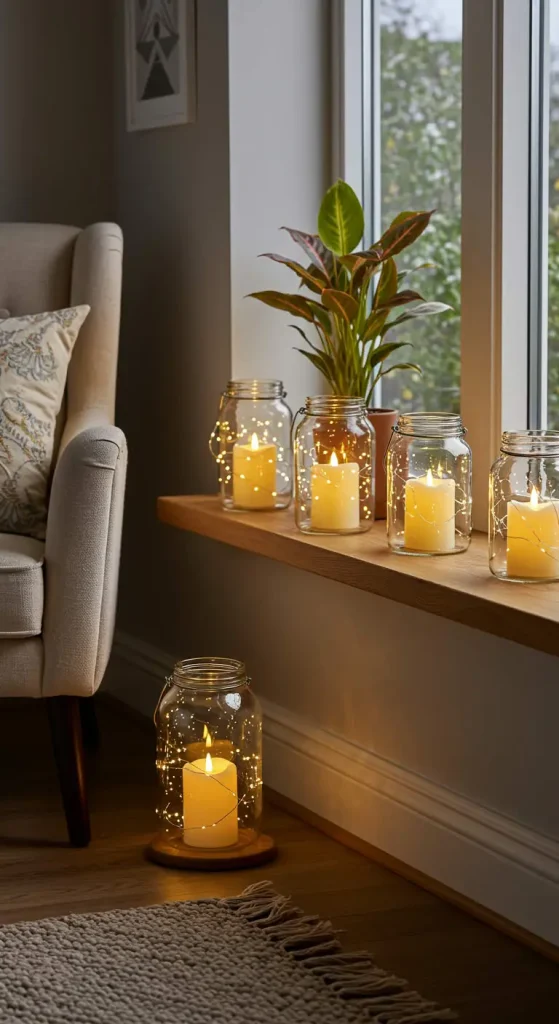 Craft Ideas for Adults Room Decor: 10 DIY Crafts to Make 8 6. DIY Upcycled Glass Jar Lanterns