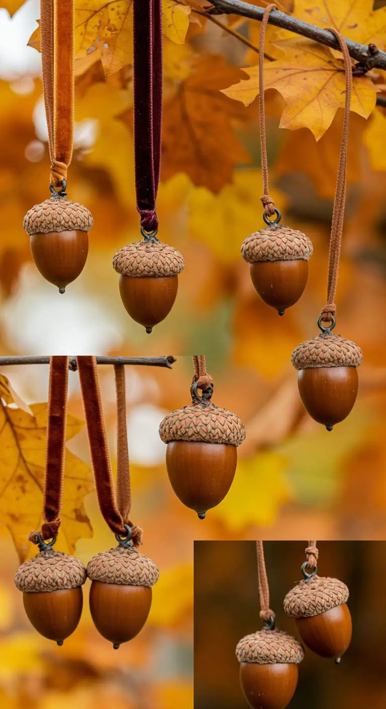 7. Acorn Necklaces