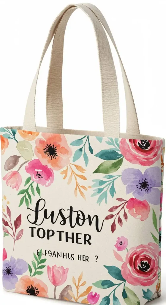 13 Craft Gift Ideas For Mom 8 7. Custom Tote Bag