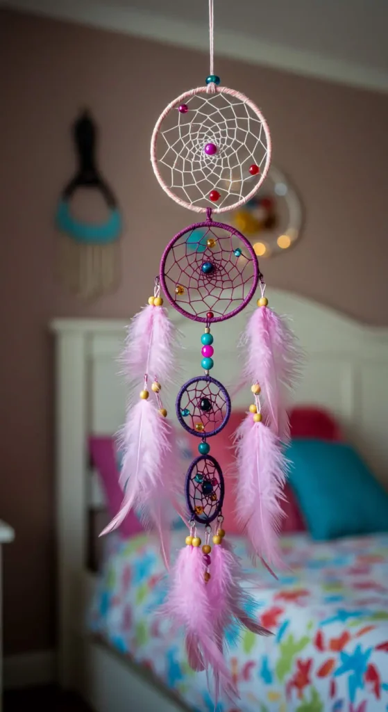 15 Easy Craft Ideas For Teens 8 7. DIY Dream Catcher