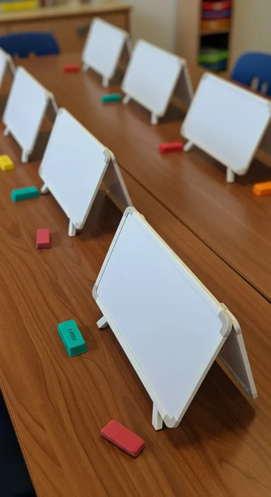 10 Craft Ideas For School 8 7. DIY Popsicle Stick Mini Whiteboards