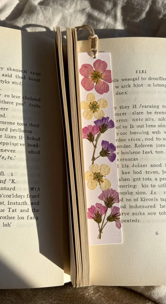 9 Craft Ideas for Adults Creative 8 7. DIY Pressed Flower Bookmarks