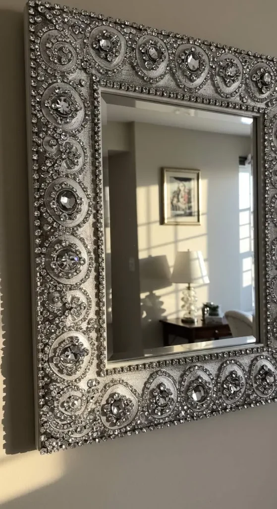 15 Simple Craft Ideas For Women 8 7. Decorative Mirror Frames