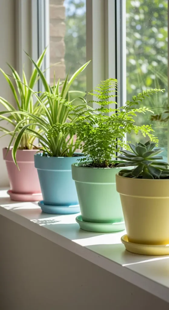 10 Aesthetic Craft Ideas for Room Decor 8 7. Hand-Painted Plant Pots