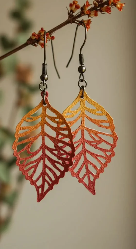7 Aesthetic Craft Ideas With Paper 8 7. Paper Earrings