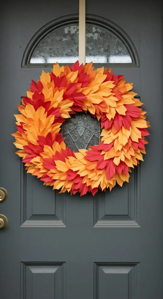 15 Craft Ideas For Adults With Paper 8 7. Paper Wreath