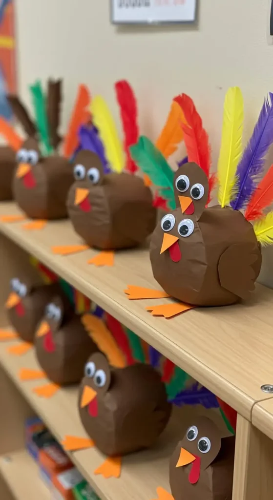11 Thanksgiving Craft For Toddlers Daycare 8 7. Toilet Paper Roll Turkey