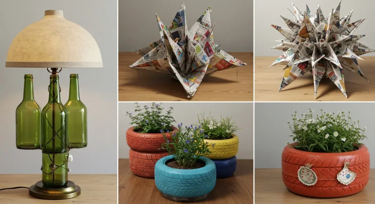Waste Material Craft Ideas Recycling