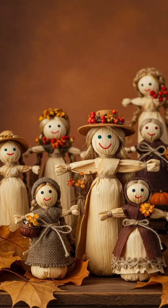 9 Fall Craft Ideas For School Age Kids 9 8. Corn Husk Dolls