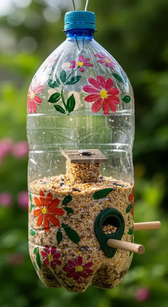13 Simple Craft Ideas For Kids 9 8. DIY Bird Feeder