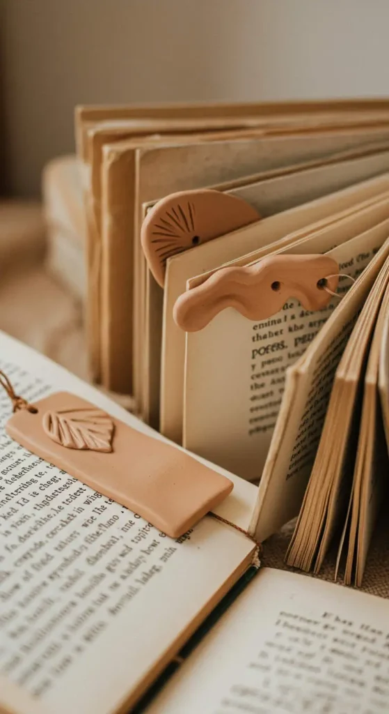 11 Clay Craft Ideas Easy 9 8. DIY Clay Bookmarks
