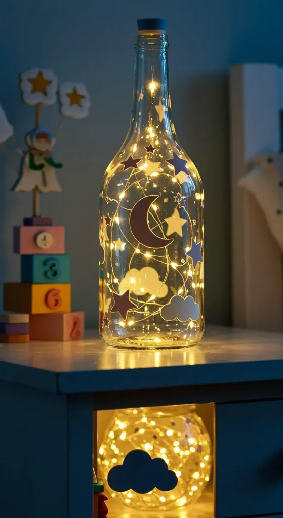 12 Bottle Craft Ideas for Kids 9 8. DIY Glow-in-the-Dark Bottle Lanterns
